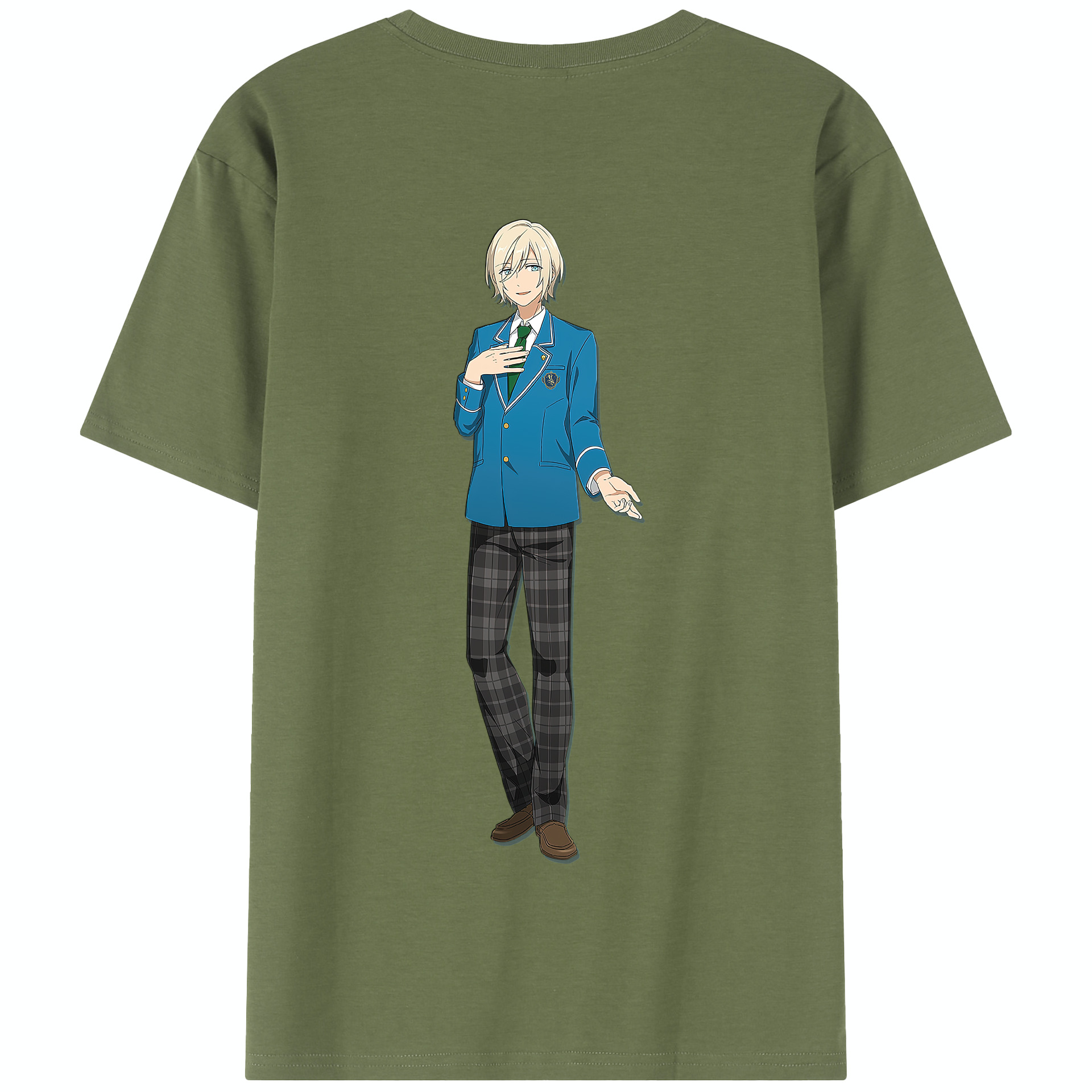 （画像用） あんさんぶるスターズ! Ensemble Stars 綿100％半袖Tシャツ（背面プリント）